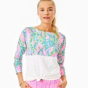 Lilly pulitzer finn top unicorn of the sea size medium NWT